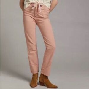 Anthropologie High-Rise Jeans in Dusty Pink